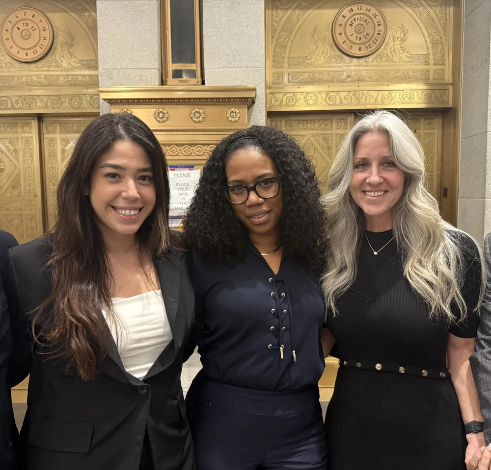 The Pino Law team at the Orange County Courthouse